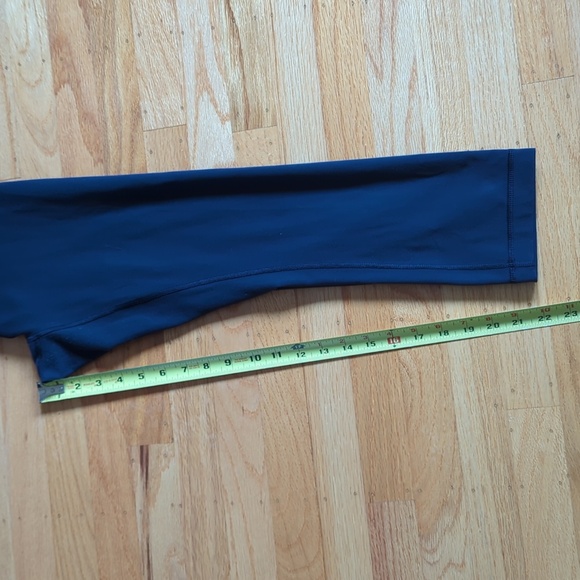 Lululemon Wunder Under Crop III Tight Women' Hero Blue Inkwell Samba - Picture 14 of 14